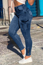 Load image into Gallery viewer, Full Size Cropped Jeans with Pocket