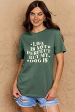 Load image into Gallery viewer, Simply Love Full Size Dog Slogan Graphic Cotton T-Shirt