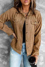 Load image into Gallery viewer, Corduroy Long Sleeve Jacket