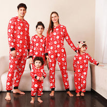 Load image into Gallery viewer, Santa Print Hooded Jumpsuit