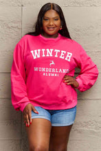 Load image into Gallery viewer, Simply Love Full Size WINTER WONDERLAND ALUMNI Graphic Long Sleeve Sweatshirt