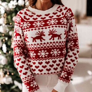 Christmas Raglan Sleeve Sweater