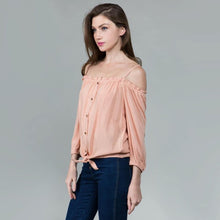Load image into Gallery viewer, Dusty Peach Cold Shoulder Camisole