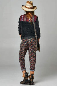Carnation ditsy floral pants