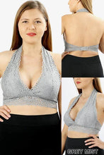 Load image into Gallery viewer, Plus size halter lace bralettes
