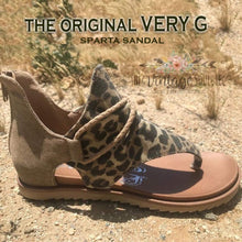 Load image into Gallery viewer, Leopard Sparta Sandal