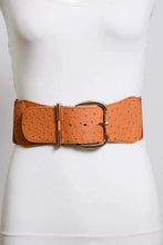 Load image into Gallery viewer, Ostrich skin textured elastic belt