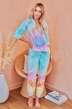 Load image into Gallery viewer, PEACE + LOVE Tie dye jogger set