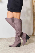 Load image into Gallery viewer, East Lion Corp Block Heel Knee High Boots