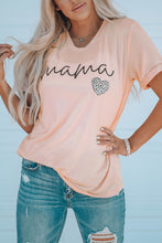 Load image into Gallery viewer, MAMA Heart Graphic Tee Shirt