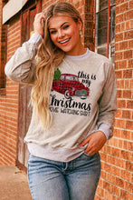 Load image into Gallery viewer, Slogan Graphic Dropped Shoulder Sweatshirt