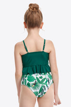 Load image into Gallery viewer, Printed Crisscross Ruffled Two-Piece Swim Set