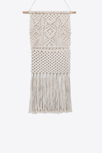 Load image into Gallery viewer, Macrame Storage Pocket Wall Hanging