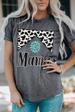 Load image into Gallery viewer, MAMA Graphic Cuffed Sleeve Round Neck Tee