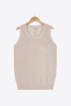 Load image into Gallery viewer, Buttoned Pocket Knit Tank