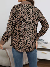 Load image into Gallery viewer, Full Size Leopard Buttoned Jacket