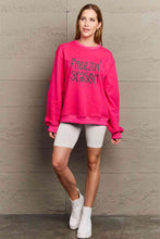 Load image into Gallery viewer, Simply Love Full Size FREEZIN&#39; SEASON Graphic Sweatshirt