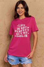 Load image into Gallery viewer, Simply Love Full Size Dog Slogan Graphic Cotton T-Shirt