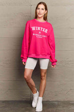 Load image into Gallery viewer, Simply Love Full Size WINTER WONDERLAND ALUMNI Graphic Long Sleeve Sweatshirt