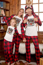 Load image into Gallery viewer, MERRY EVERYTHING Graphic Top and Plaid Pants Set