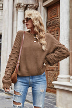 Load image into Gallery viewer, Weekend Style Rib-Knit Dropped Shoulder Sweater