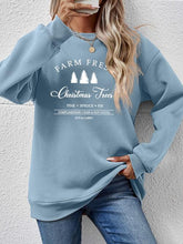 Load image into Gallery viewer, Graphic Round Neck Dropped Shoulder Sweatshirt