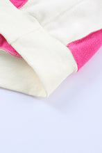Load image into Gallery viewer, Color Block Lantern Sleeve Fleece Sweatshirt