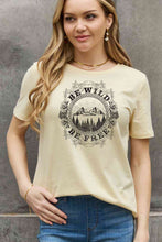 Load image into Gallery viewer, Simply Love Full Size BE WILD BE FREE Graphic Cotton T-Shirt