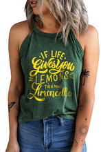 Load image into Gallery viewer, Slogan Graphic Round Neck Tank