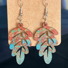 Load image into Gallery viewer, Wooden Dangle Earrings