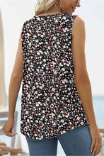 Load image into Gallery viewer, Printed Square Neck Curved Hem Tank