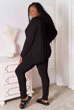 Load image into Gallery viewer, Basic Bae Full Size V-Neck Soft Rayon Long Sleeve Top and Pants Lounge Set