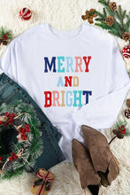 Load image into Gallery viewer, MERRY AND BRIGHT Graphic Sweatshirt