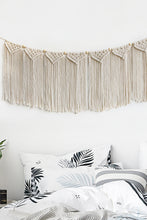 Load image into Gallery viewer, Fully Handmade Fringe Macrame Wall Hanging