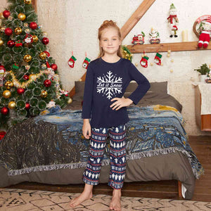 LET IT SNOW Graphic Top and Pants Set