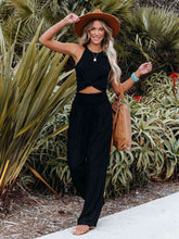 Load image into Gallery viewer, Full Size Smocked Waist Wide Leg Pants