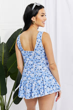 Load image into Gallery viewer, Marina West Swim Full Size Clear Waters Swim Dress in Blue