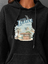 Load image into Gallery viewer, Full Size Graphic Drawstring Hoodie
