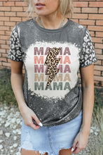 Load image into Gallery viewer, MAMA Leopard Lightning Graphic T-Shirt
