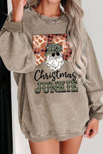 Load image into Gallery viewer, CHRISTMAS JUNKIE Ribbed Round Neck Sweatshirt