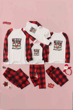 Load image into Gallery viewer, MERRY EVERYTHING Graphic Top and Plaid Pants Set