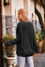 Load image into Gallery viewer, Round Neck Sweater with Pocket