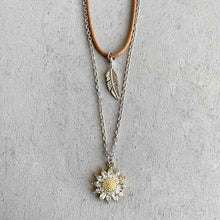 Load image into Gallery viewer, Sunflower Pendant Necklace Set