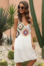 Load image into Gallery viewer, Openwork Sleeveless Embroidery Dress