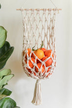 Load image into Gallery viewer, Macrame Basket Wall Hanging