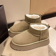Load image into Gallery viewer, Fleece Lined Chunky Platform Mini Boots