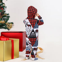 Load image into Gallery viewer, Baby Printed Hooded Jumpsuit