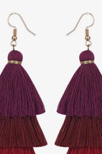 Load image into Gallery viewer, Layered Tassel Earrings