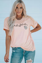 Load image into Gallery viewer, MAMA Heart Graphic Tee Shirt