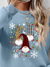 Load image into Gallery viewer, Faceless Gnomes Graphic Drop Shoulder Sweatshirt